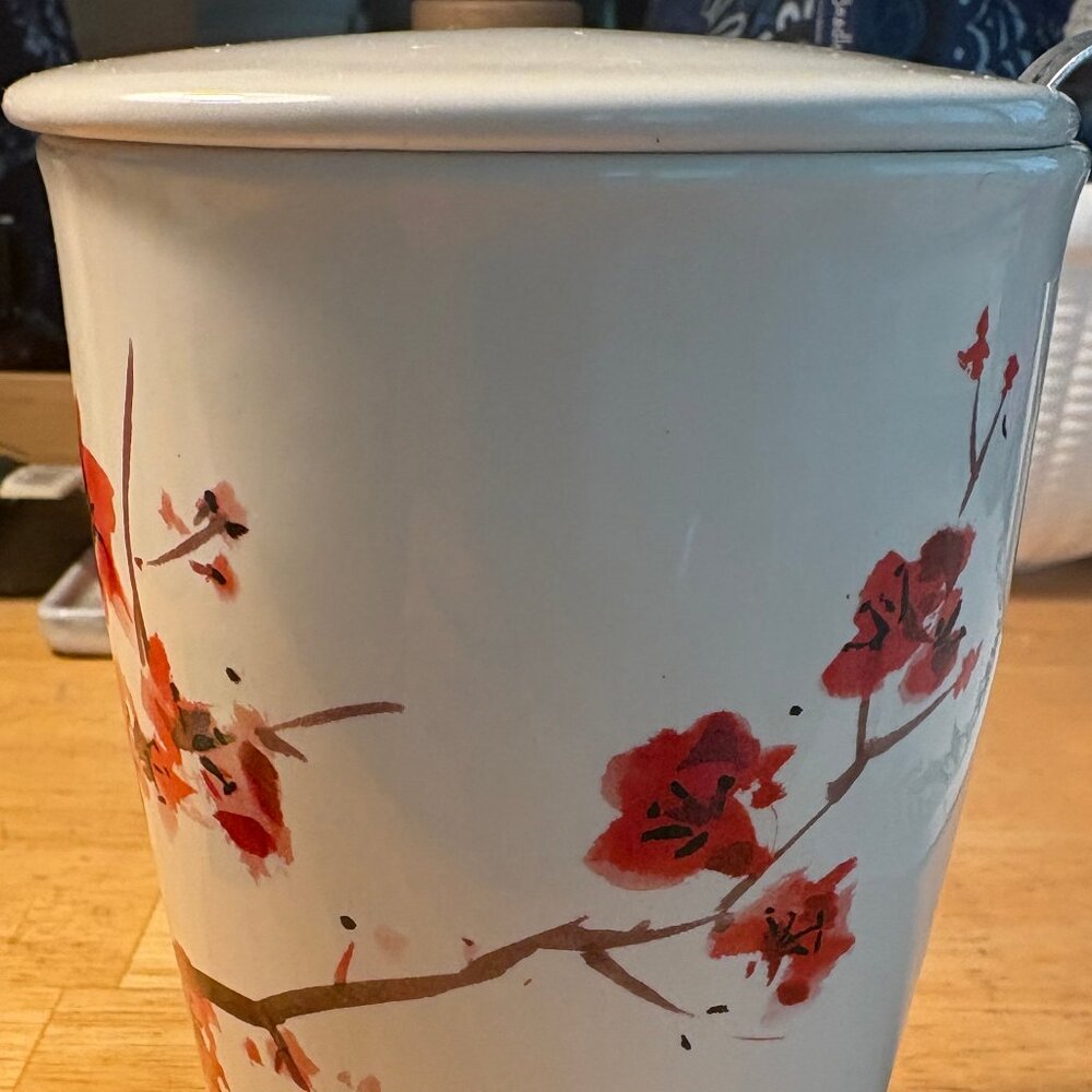 Tea Forté KATI Single Cup Loose Leaf Tea Brewing System, Cherry Blossoms